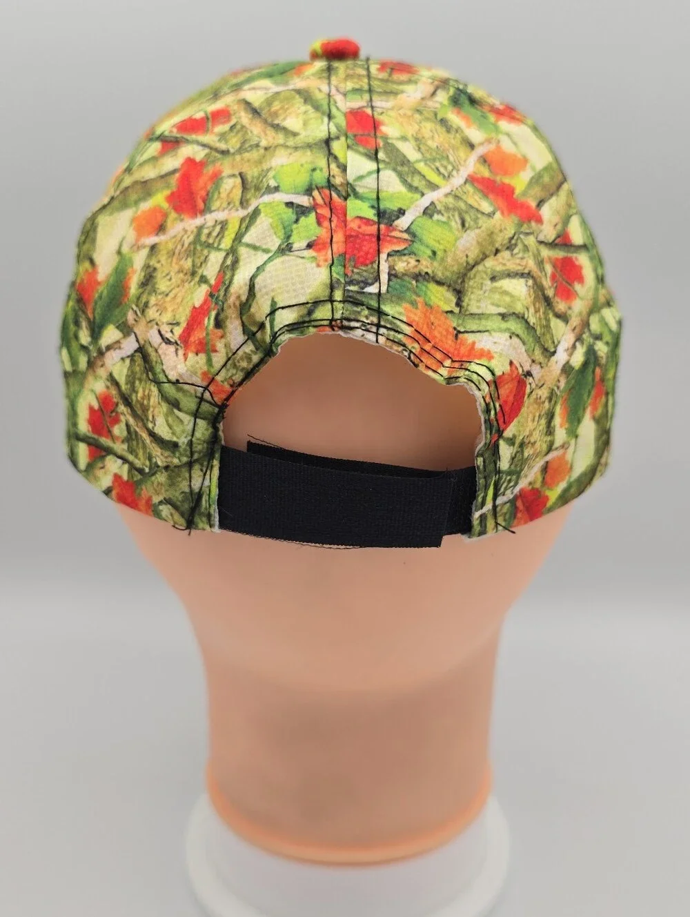 Unbranded Girls Camo Leaves Adjustable Lightweight Hat